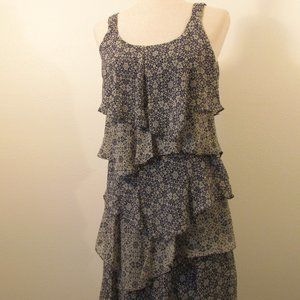 Tank dress with ruffles